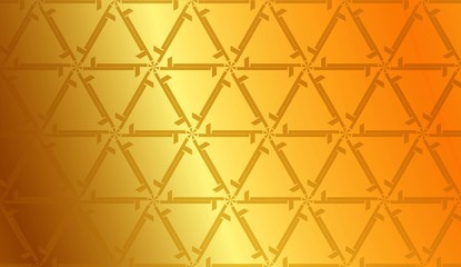 Smoth golden color gradient background. New Elegant Background With Curved Line In Triangular Style. Vector. Smart Business Design.