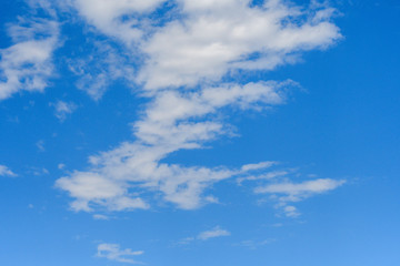 Fototapeta premium Beautiful blue sky with clouds