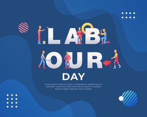 Happy Labor Day illustrations. Worker illustration. Worker Activities