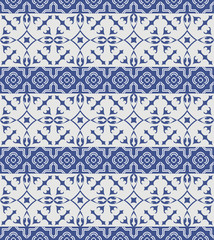 Seamless tiles pattern in portuguese style.