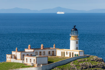 Fototapeta na wymiar Lighthouse on the Isle of Skye