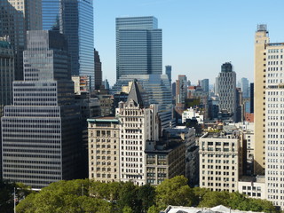 Vue des grattes-ciel de New-York