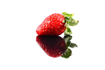 Strawberry isolated on white background