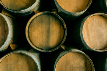 Wine barrels