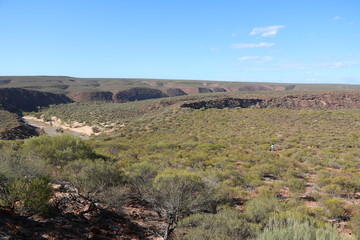 Fototapeta na wymiar Nature reserve Kalbarri National Park in Western Australia
