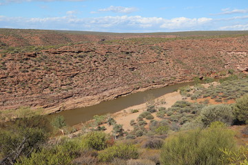 Fototapeta na wymiar Nature reserve Kalbarri National Park in Western Australia