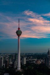 Obraz premium malaysia Kualalumpur Menara Fernsehturm
