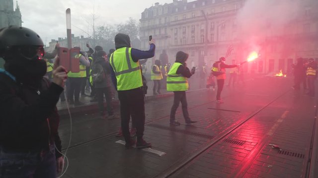 gilets jaunes manifestants
