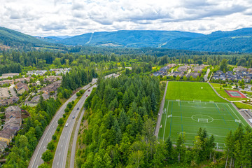 Snoqualmie Ridge Washington Aerial View © CascadeCreatives