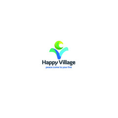 best original logo designs inspiration and concept for Happy Village home live by sbnotion