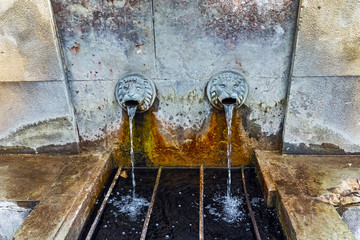 Old fountain at Village of Yavrovo, Bulgaria