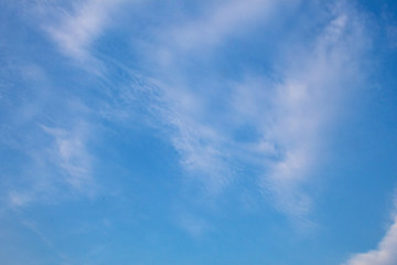 Blue Sky With White Clouds