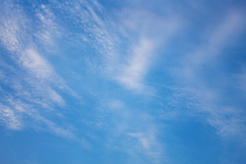 Blue Sky With White Clouds