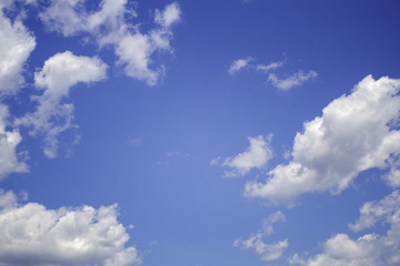 Blue Sky With White Clouds