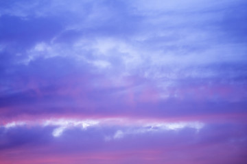 Evening Pastel Clouds