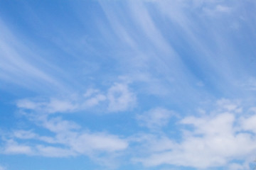 Blue Sky With White Clouds