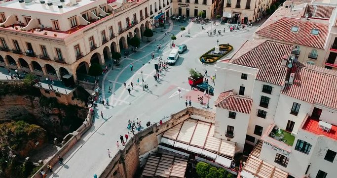 City of La Ronda, Spain, aerial shot