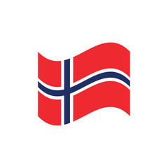 vector illustration of Norway flag sign symbol