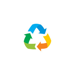 recycle arrow colored logo