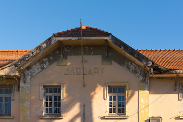 The singular architecture of the old abandoned station 03