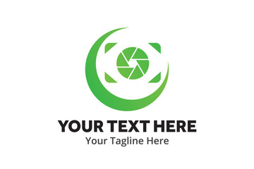 simple camera logo creative design in flat style with color .camera logo creative design for apps and business