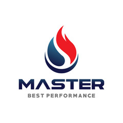 Gas and Oil Industrial Logo Vector