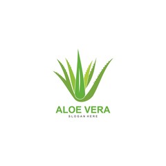 aloe vera logo template, design vector, lotion, treatment