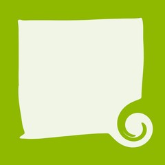 sheet of paper with place for your text