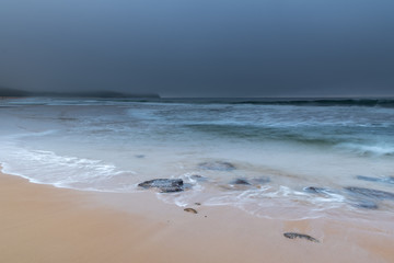 Misty Winter Morning at the Seaside