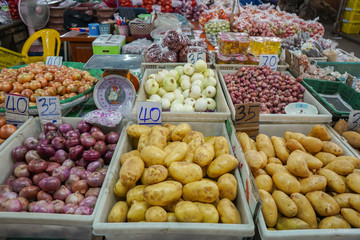 variety of cooking ingredients sold at a grocery store