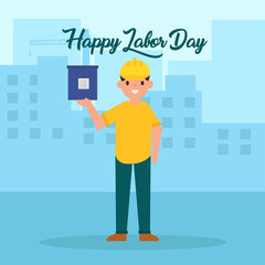 workers goes to international Labor Day. 