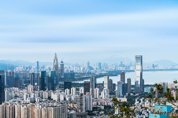 China Nanshan Houhai City Skyline, Shenzhen, Guangdong, China