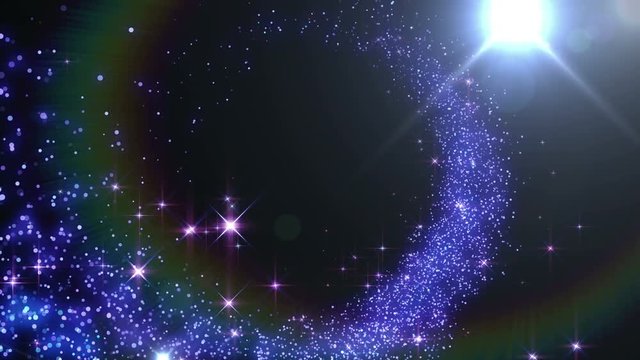 Opening Glitter Sparkling Particles intro