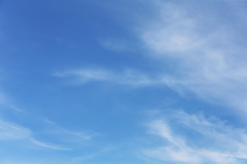 blue sky with white clouds