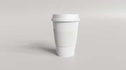 Coffee Cup mockup 3d render