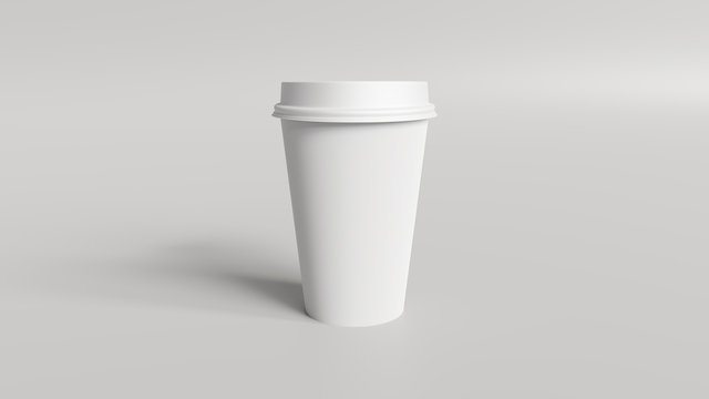 Coffee cup mockup 3d render