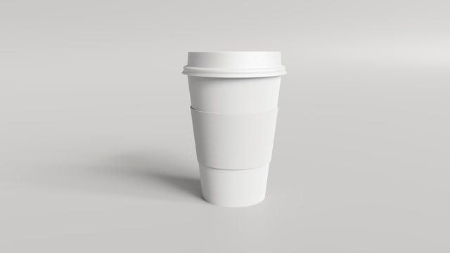 Coffee Cup mockup 3d render