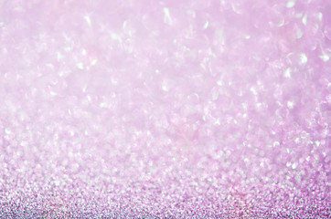  Violet glitter bokeh background. Festive concept. - Image