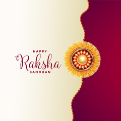 happy raksha bandhan greeting design