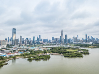 Aerial photography of Shenzhen Talent Park, Guangdong Province, China