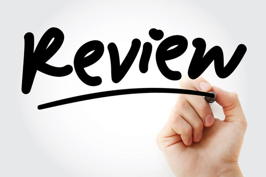Review text with marker