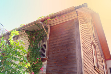 Picturesque old wooden house in the Caribbean