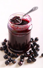 Black currant jelly marmalade