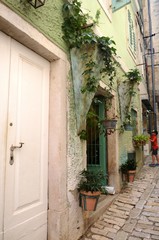 Fototapeta na wymiar Croatie : Ville de Rovinj ( Istrie)