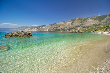 Fototapeta premium Vouti beach, Kefalonia island, Greece.