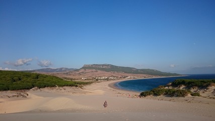 Meer, Sandstrand, Bucht, Düne, Dämmerung, Atmosphäre