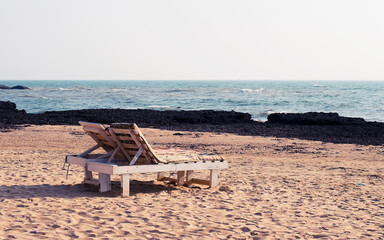 Chairs on the beach