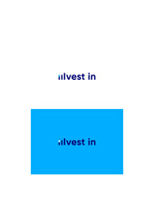 Invest company logo template.