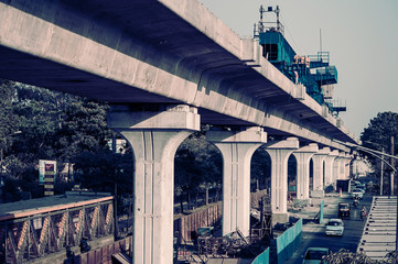 Obraz premium Bridge in Pune city