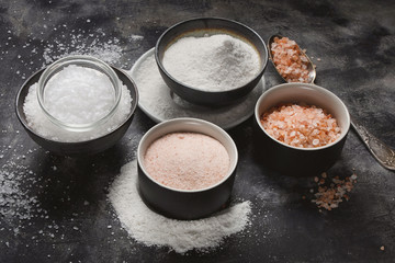 Different types of salt